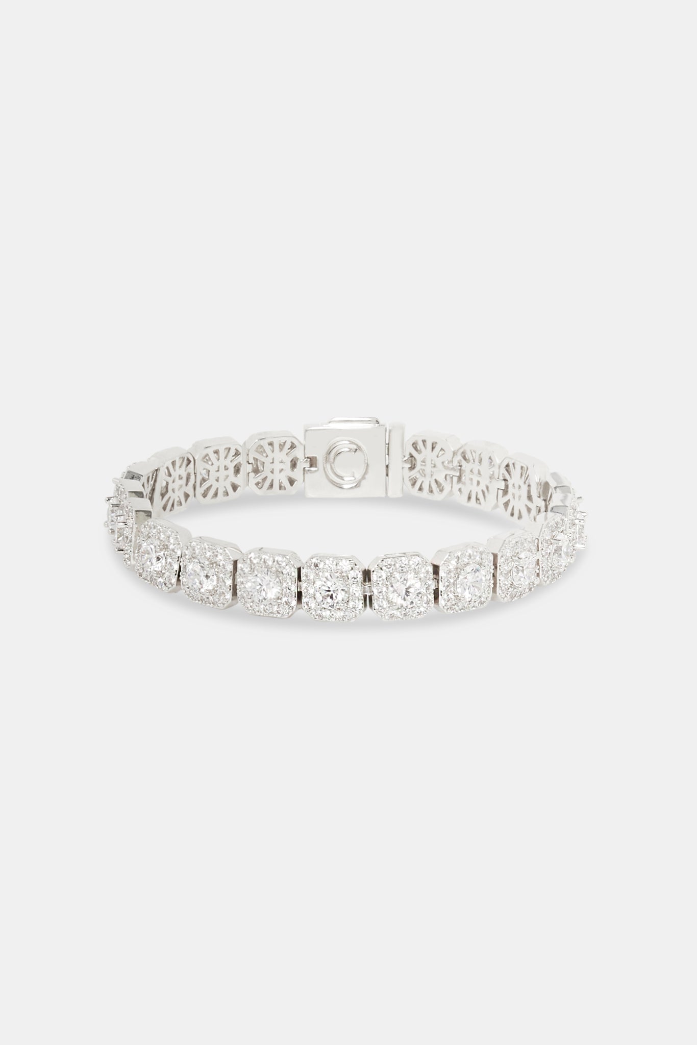 10mm Clustered Tennis Bracelet